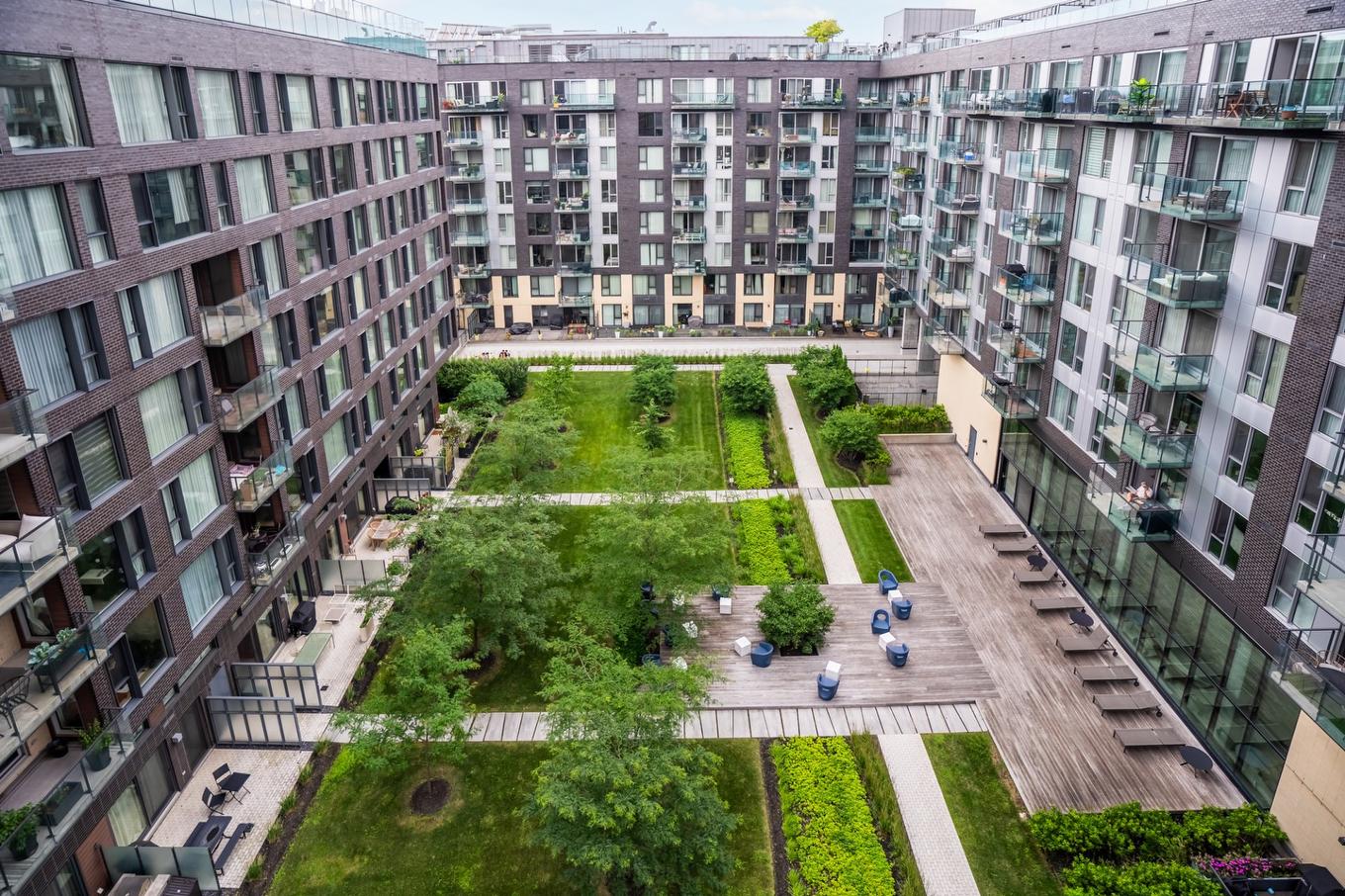 Cour - 810-1458 Rue Des Bassins, Montréal (Le Sud-Ouest), QC - Outdoor With Balcony