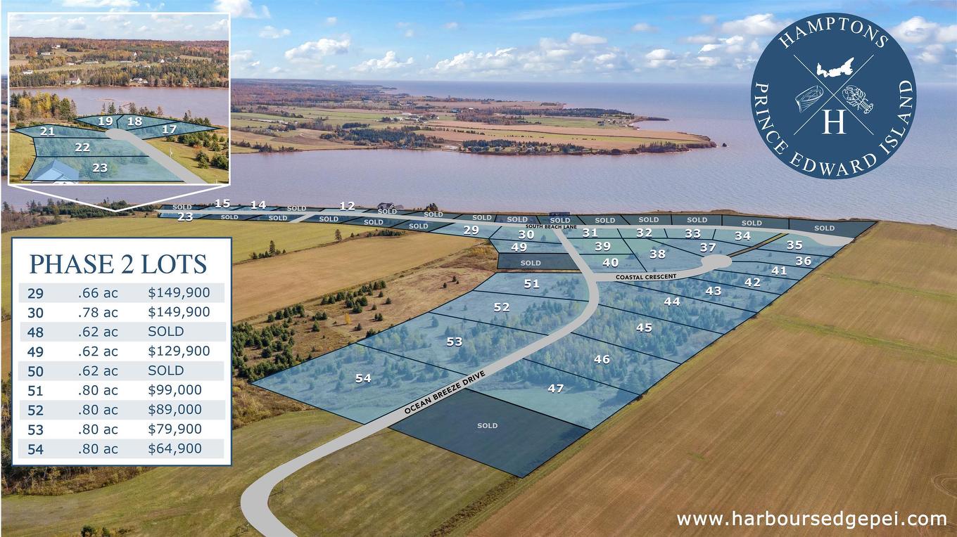 Lot 30 South Beach Lane, Hampton, PE