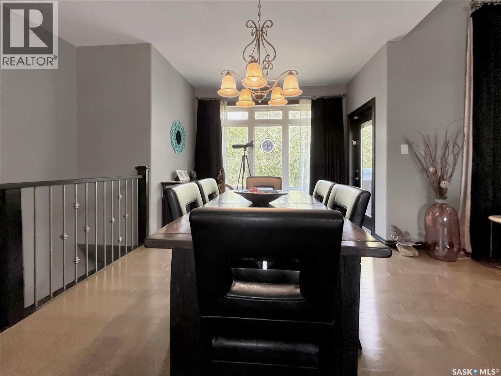 Lazy Dollar Ranch, Brock Rm No. 64, SK - Indoor Photo Showing Dining Room