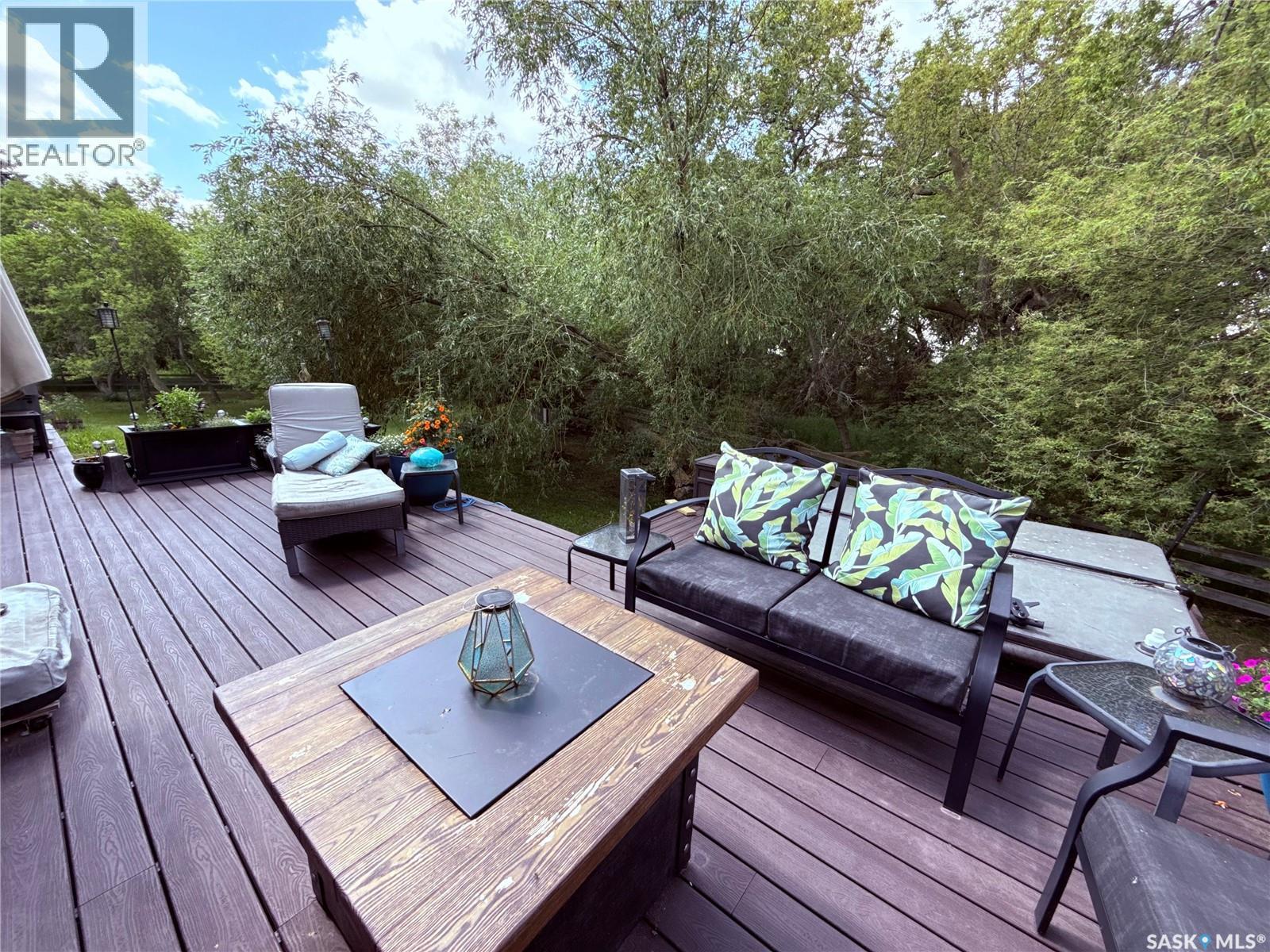 Lazy Dollar Ranch, Brock Rm No. 64, SK - Outdoor With Deck Patio Veranda