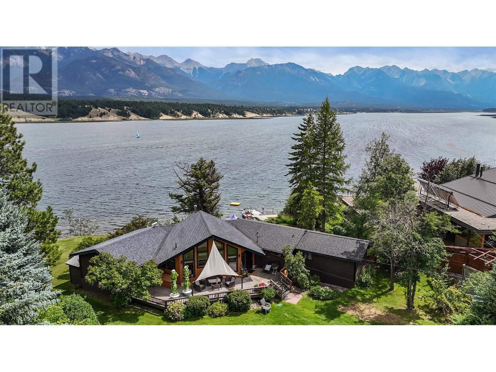 2384 Ruault Road, Invermere, BC - Outdoor With Body Of Water With View