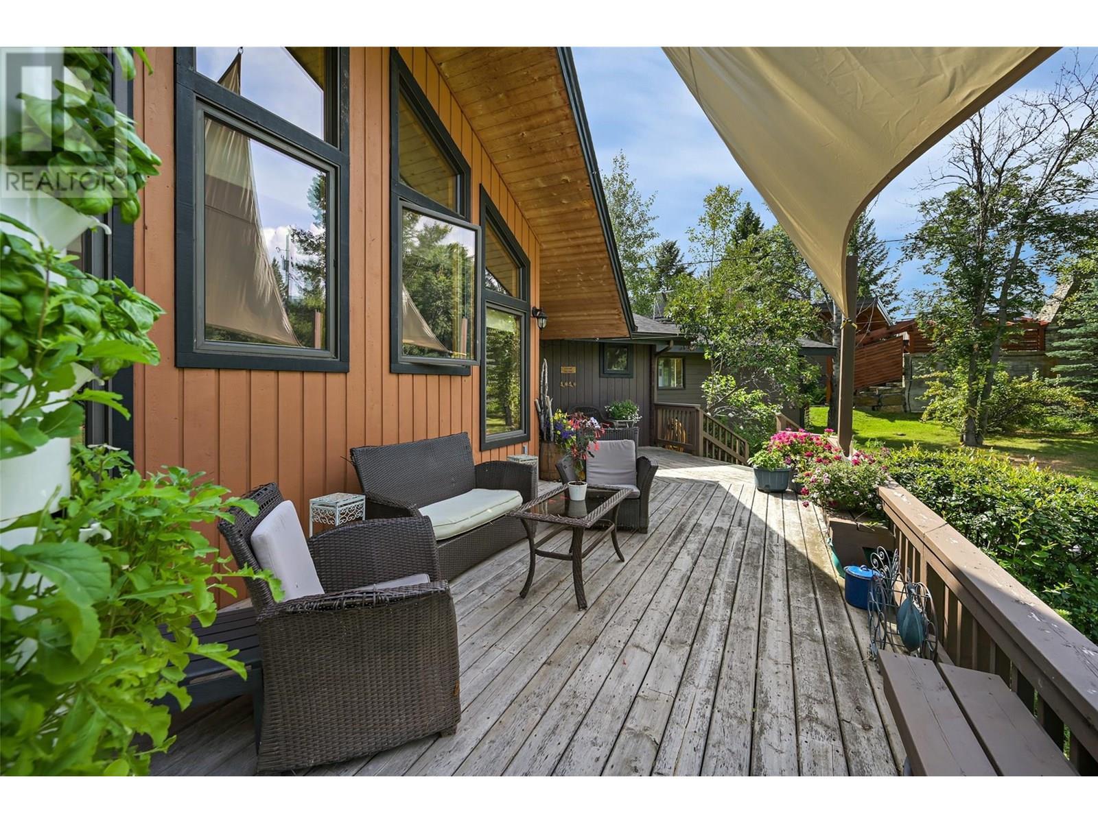 2384 Ruault Road, Invermere, BC - Outdoor With Deck Patio Veranda With Exterior