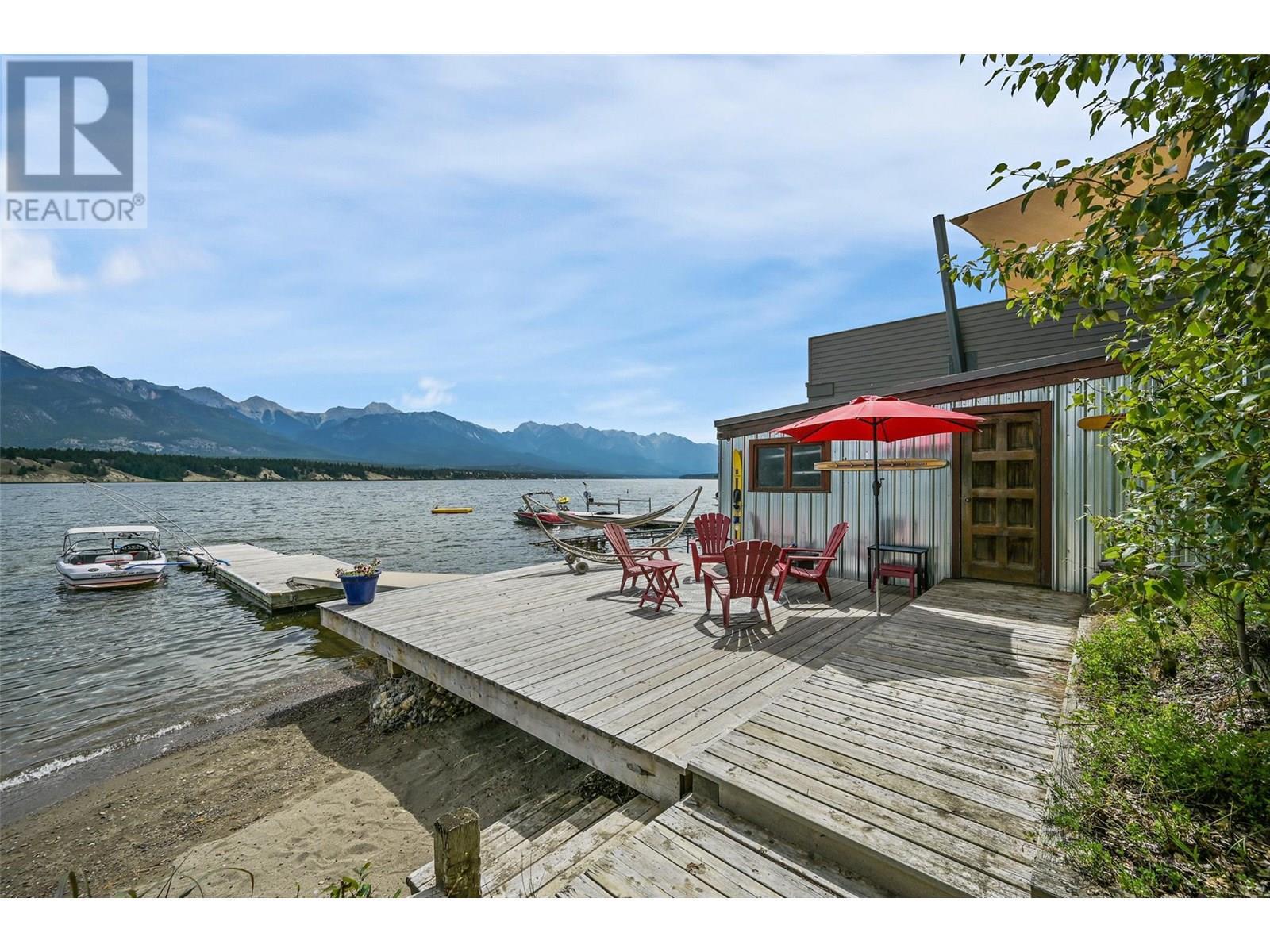 2384 Ruault Road, Invermere, BC - Outdoor With Body Of Water With Deck Patio Veranda With View