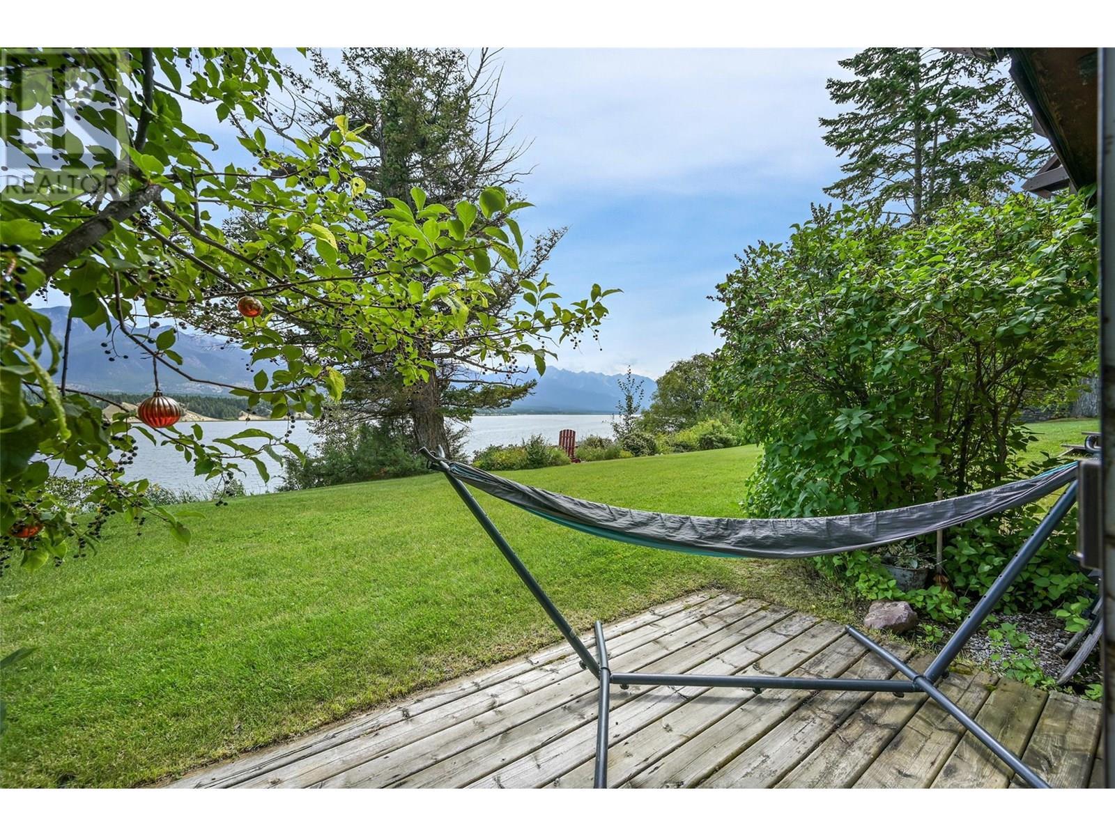 2384 Ruault Road, Invermere, BC - Outdoor With Body Of Water With Deck Patio Veranda With View