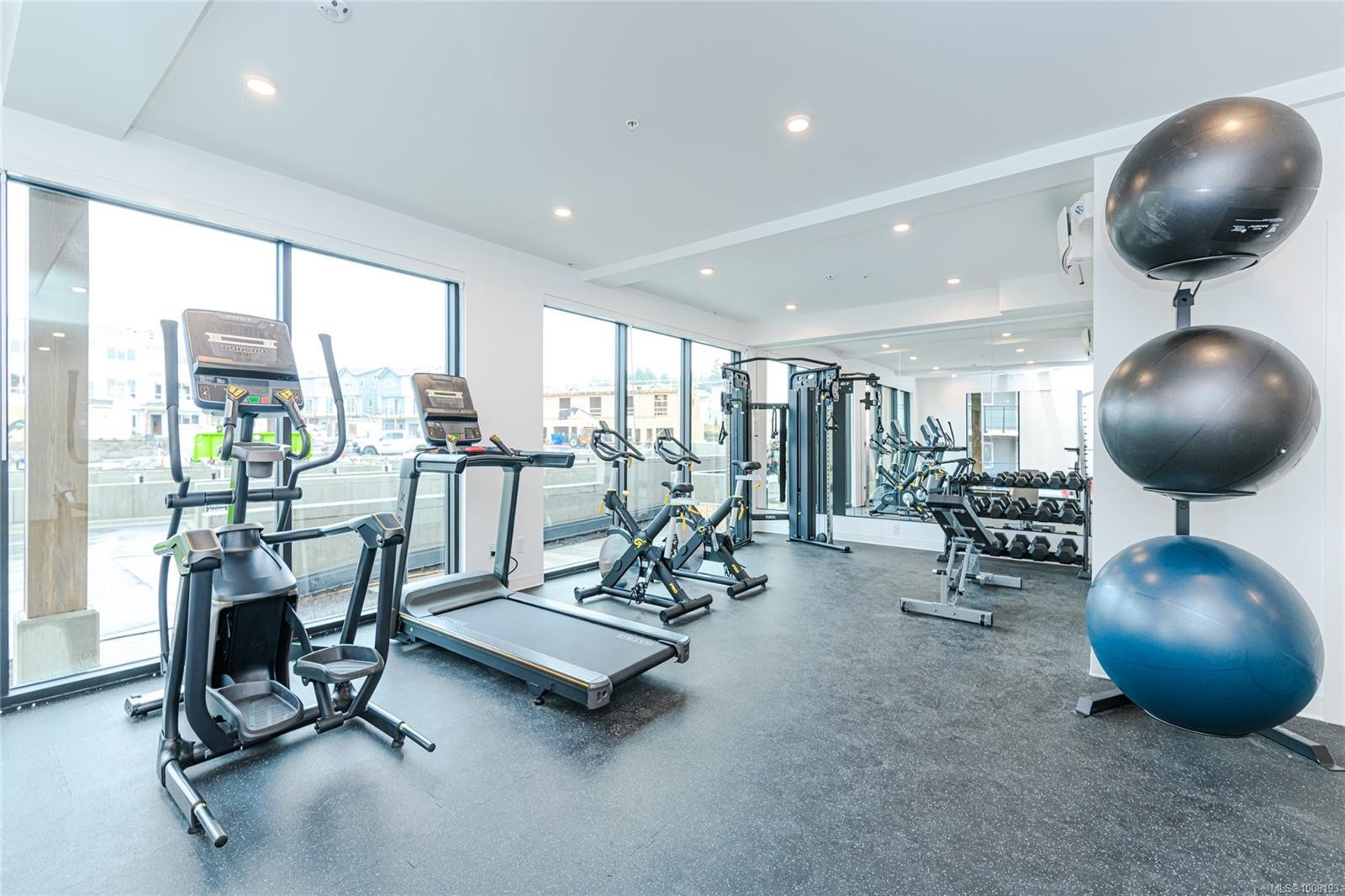 102-3564 A Ryder Hesjedal Way, Colwood, BC - Indoor Photo Showing Gym Room