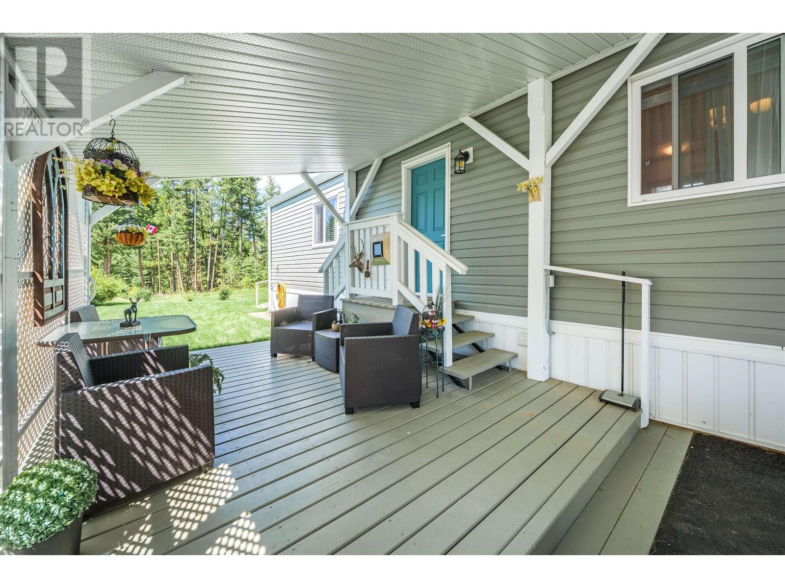 50 208 8Th Street, 100 Mile House, BC - Outdoor With Deck Patio Veranda With Exterior