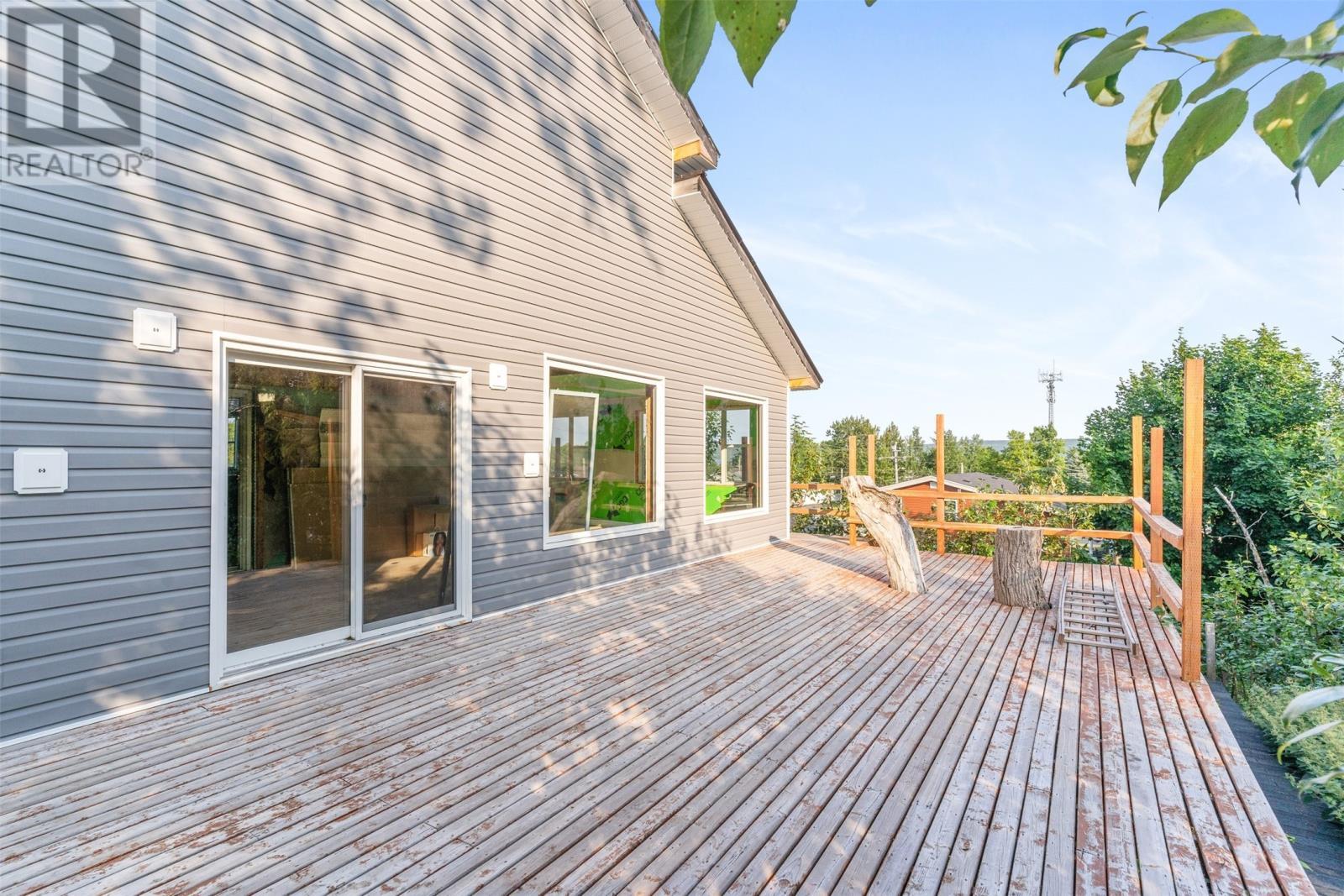 1-2 Balsam Drive, Gambo, NL - Outdoor With Deck Patio Veranda With Exterior