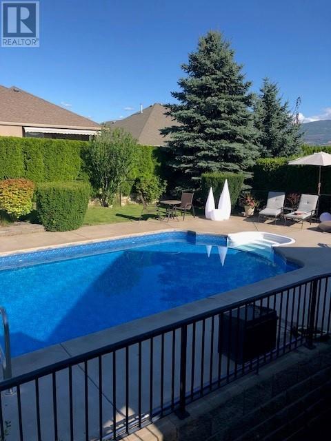 3079 Thacker Drive, West Kelowna, BC - Outdoor With In Ground Pool With Backyard