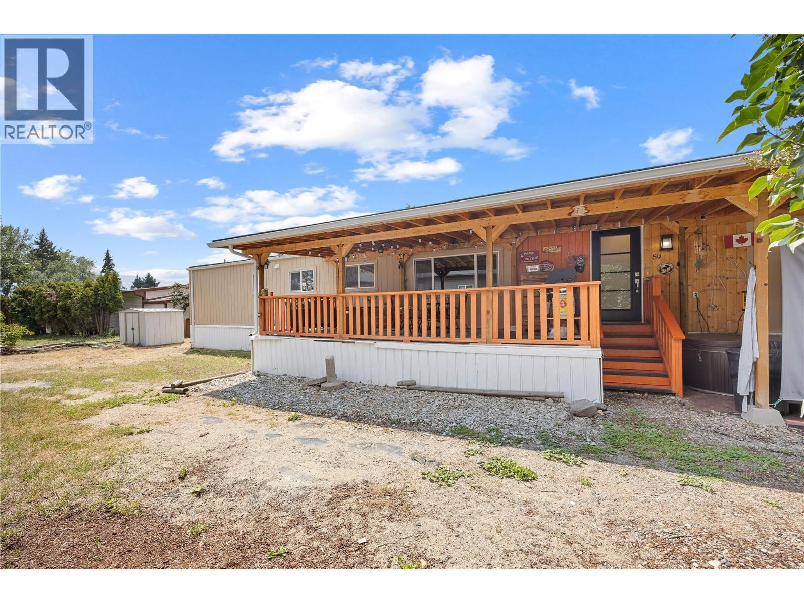 Side and back yard - 1881 Boucherie Road Unit# 59, Westbank, BC