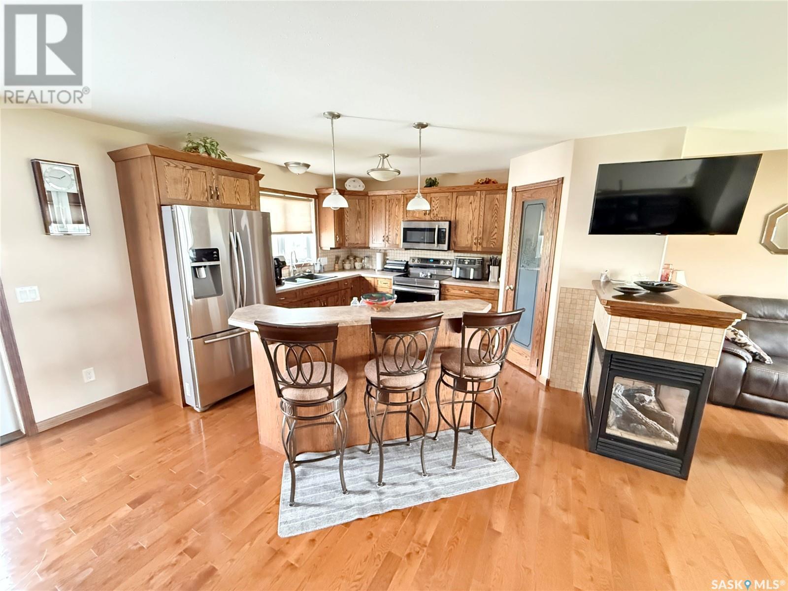 4 Island View, Cymri Rm No. 36, SK - Indoor With Fireplace