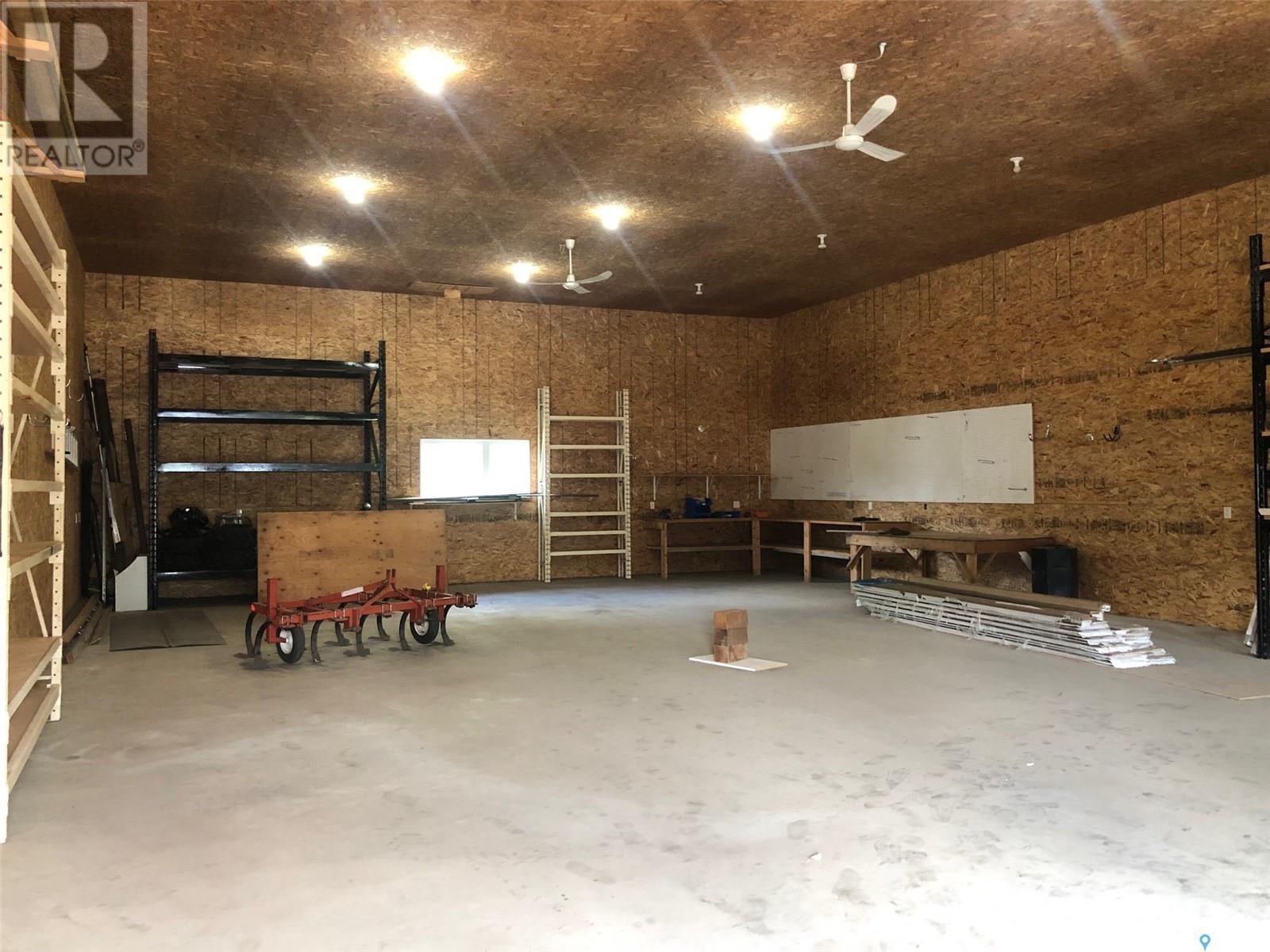 Prychak Acreage, Orkney Rm No. 244, SK - Indoor Photo Showing Garage