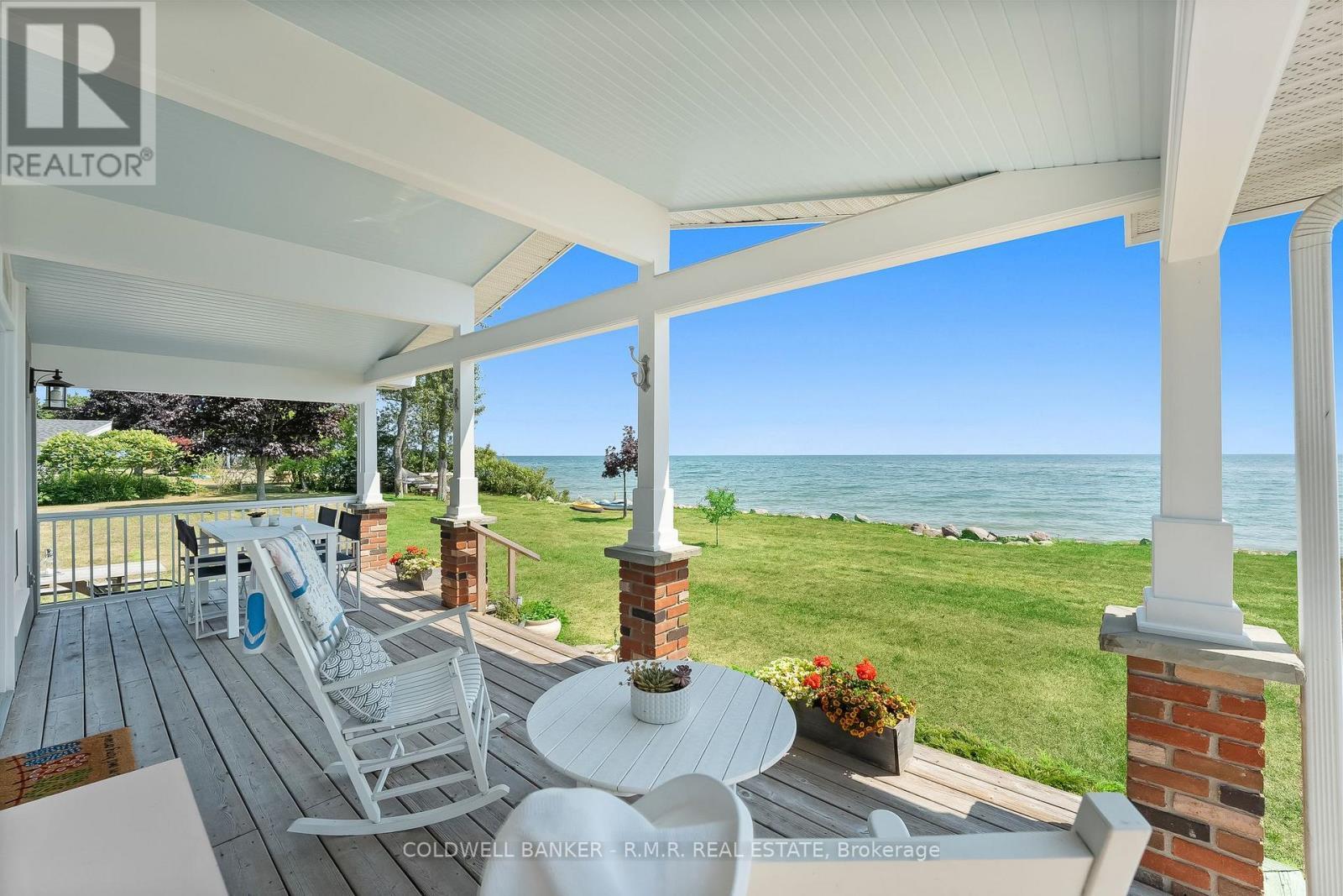 1044C Port Britain Road, Port Hope, ON - Outdoor With Body Of Water With Deck Patio Veranda With View With Exterior