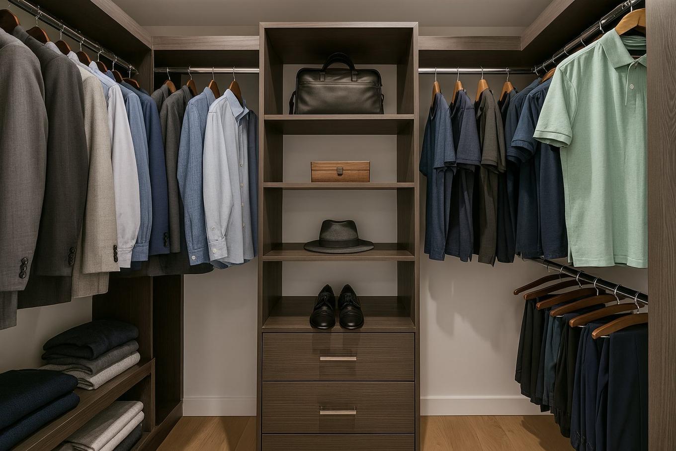 Walk-in closet - 703-8245 Boul. St-Laurent, Brossard, QC - Indoor With Storage