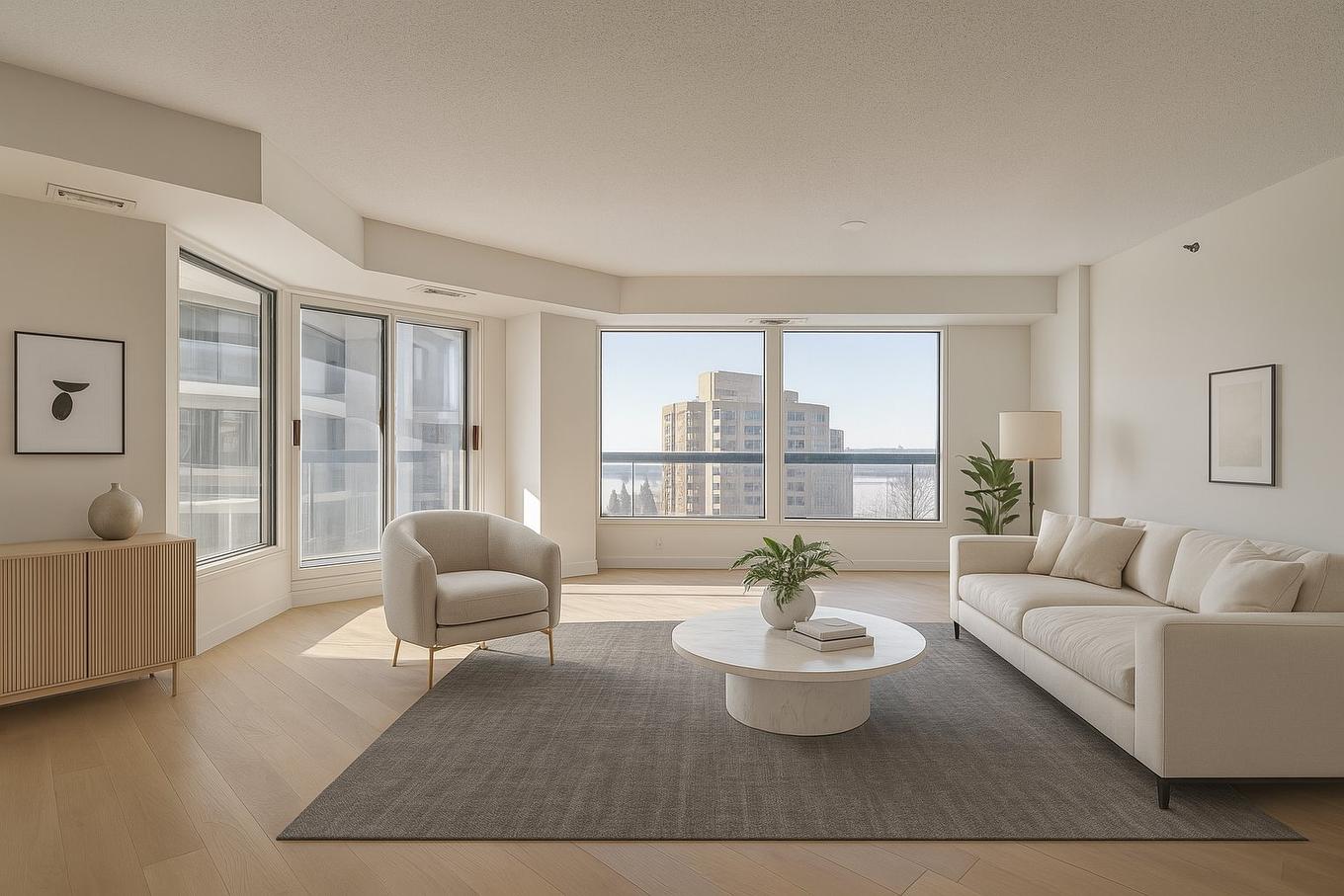 Living room - 703-8245 Boul. St-Laurent, Brossard, QC - Indoor Photo Showing Living Room