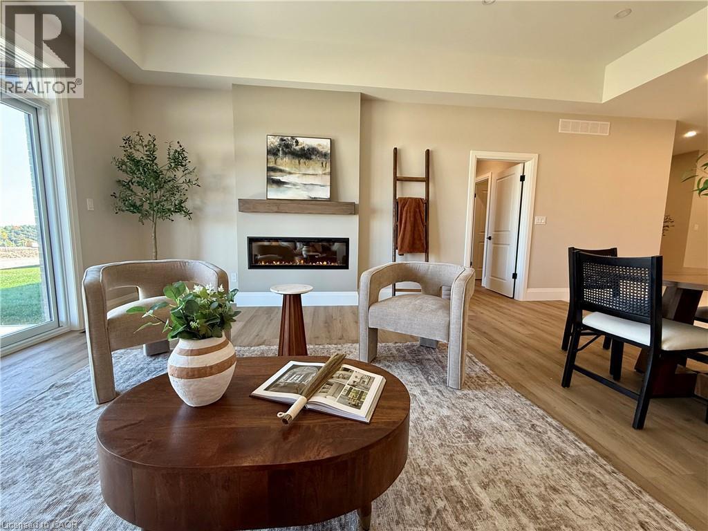 93 Bedell Drive, Drayton, ON - Indoor With Fireplace