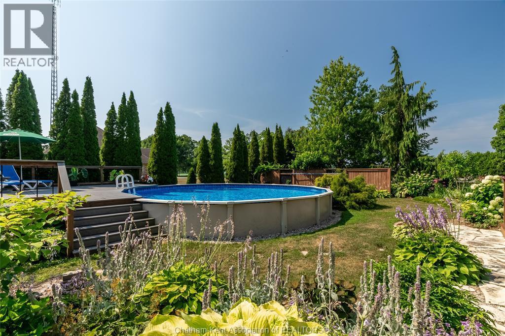 19281 Highbanks Road, Cedar Springs, ON - Outdoor With Above Ground Pool With Backyard