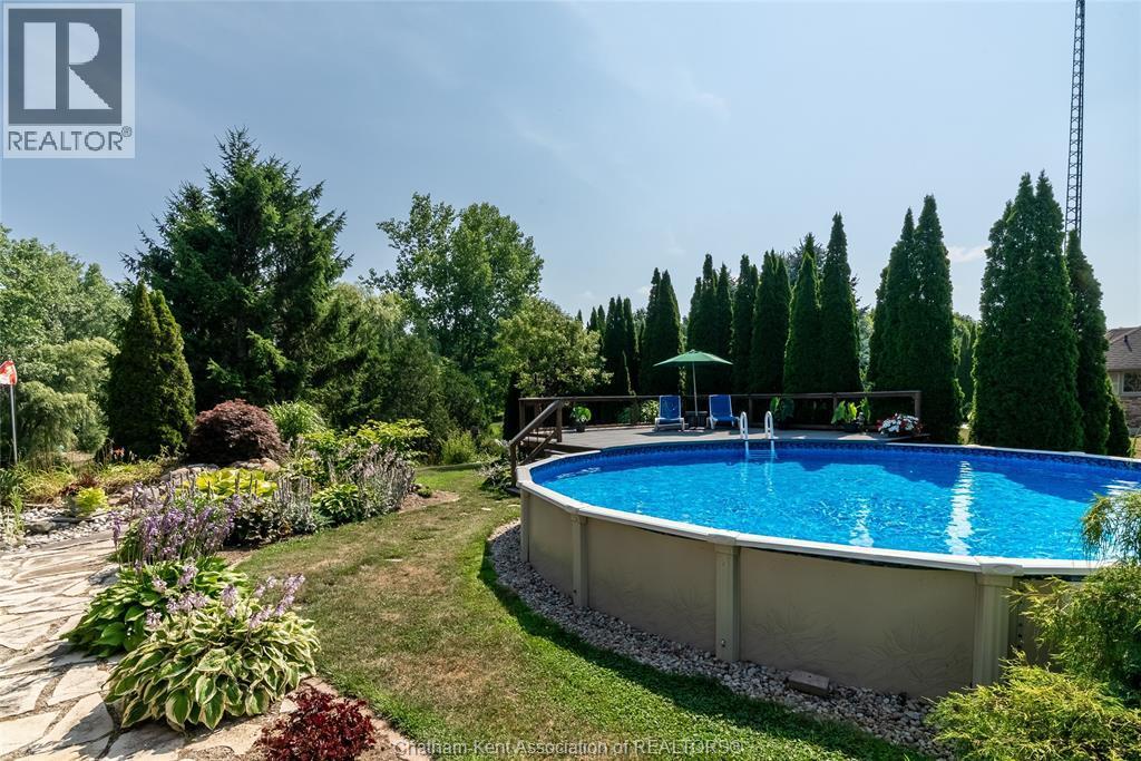 19281 Highbanks Road, Cedar Springs, ON - Outdoor With Above Ground Pool With Backyard