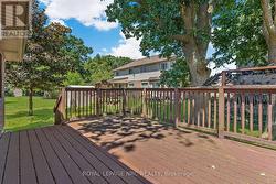 Back Deck off of Patio Doors -