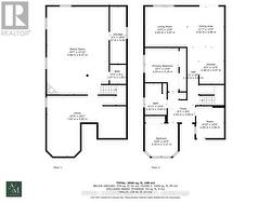 Floor Plan of Main Floor + Basement -