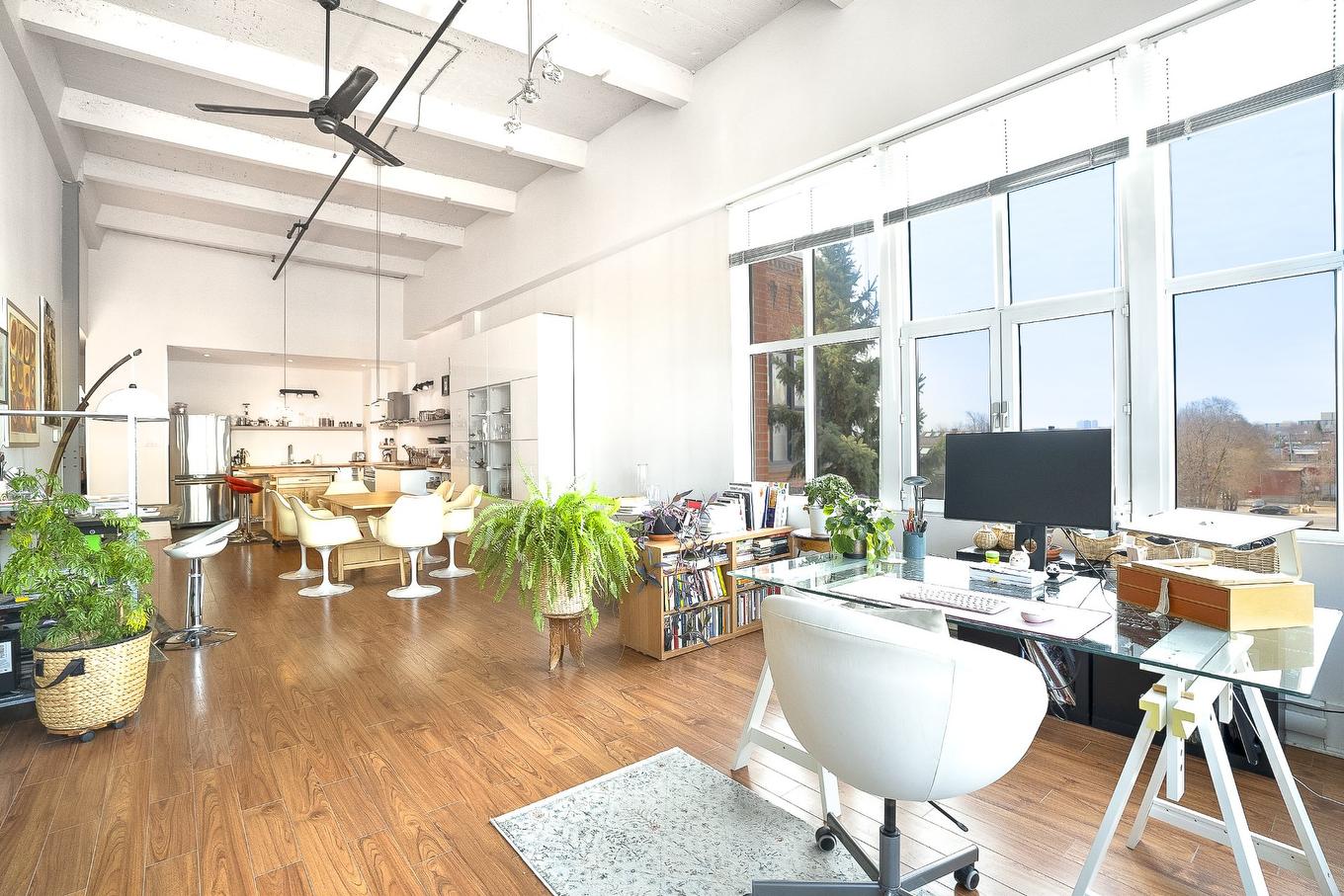 Vue - 415-2610 Av. Bennett, Montréal (Mercier/Hochelaga-Maisonneuve), QC - Indoor Photo Showing Office