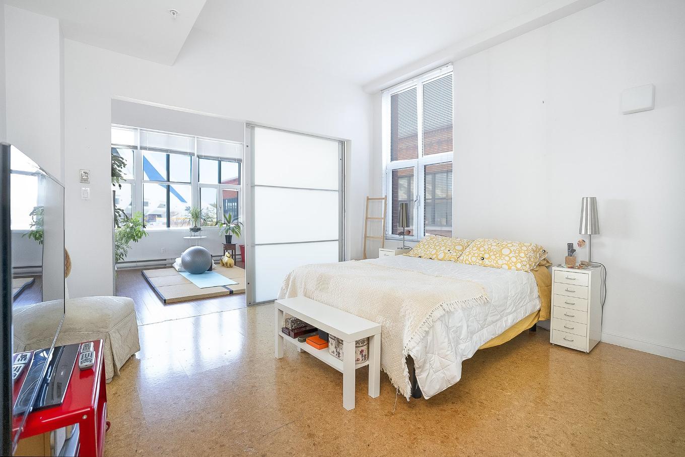 Chambre à coucher principale - 415-2610 Av. Bennett, Montréal (Mercier/Hochelaga-Maisonneuve), QC - Indoor Photo Showing Bedroom