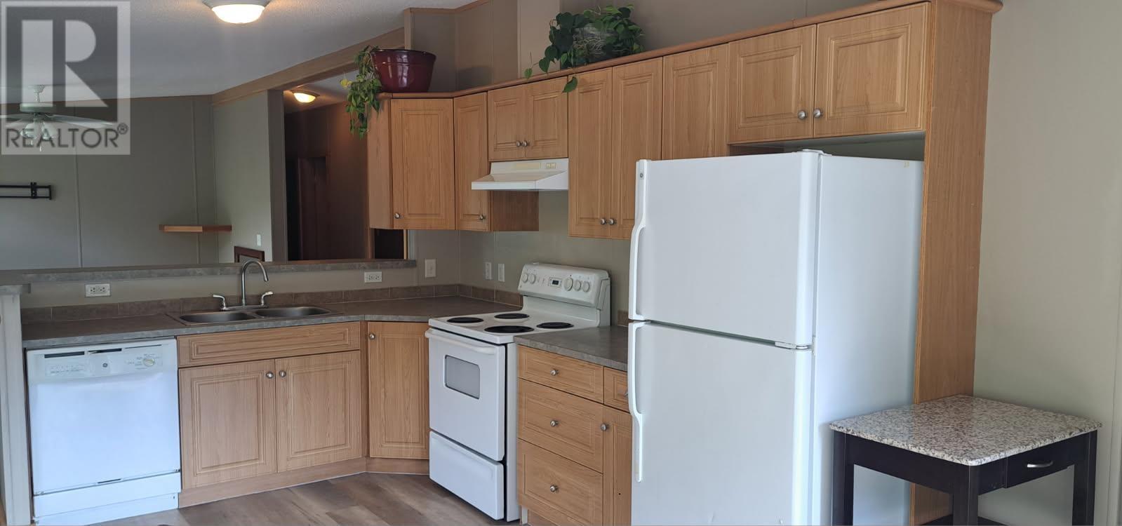 6191 Chimdemash Frontage Road, Terrace, BC - Indoor Photo Showing Kitchen With Double Sink