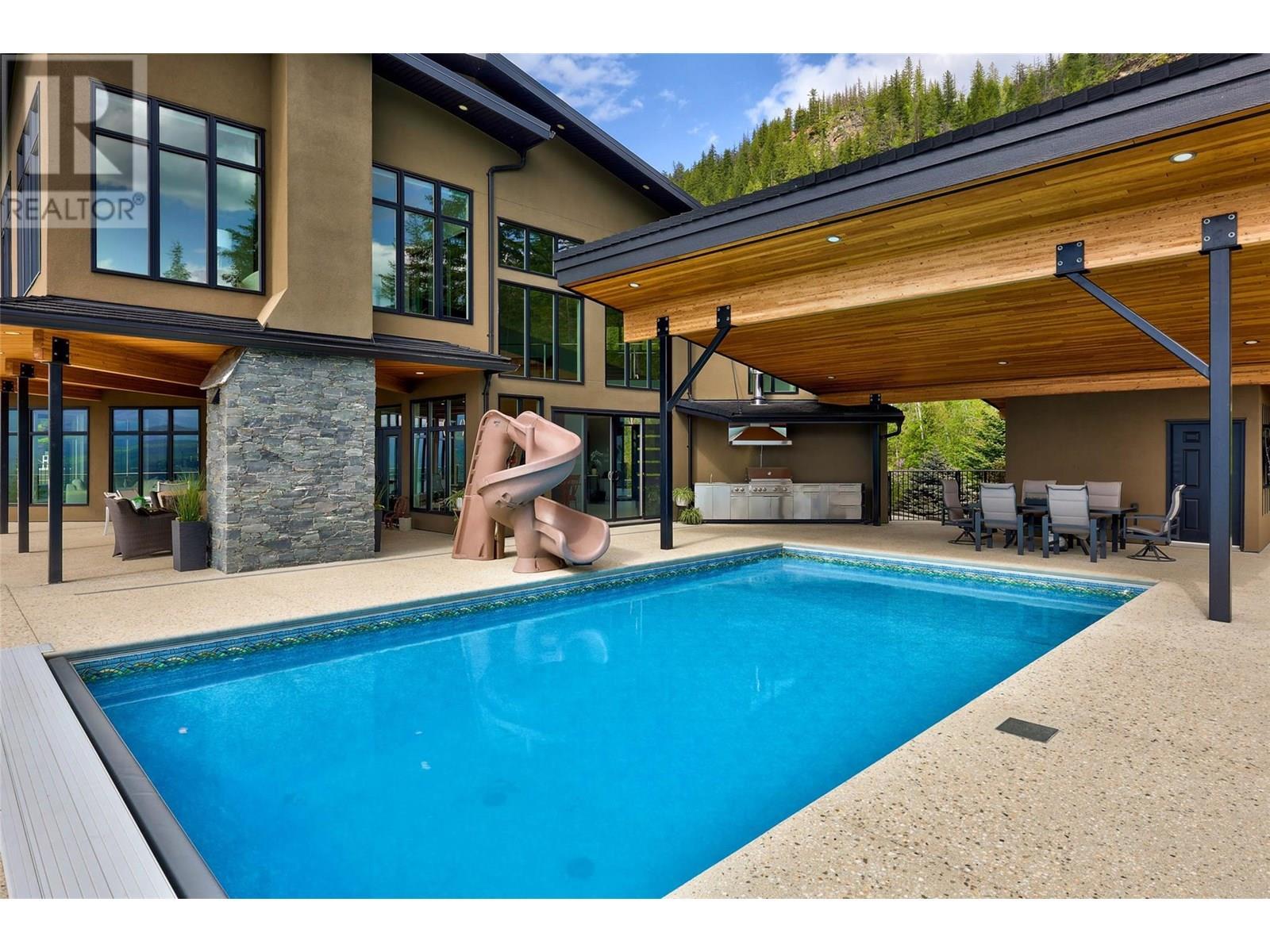 3655 Mcbride Road, Blind Bay, BC - Outdoor With In Ground Pool With Exterior