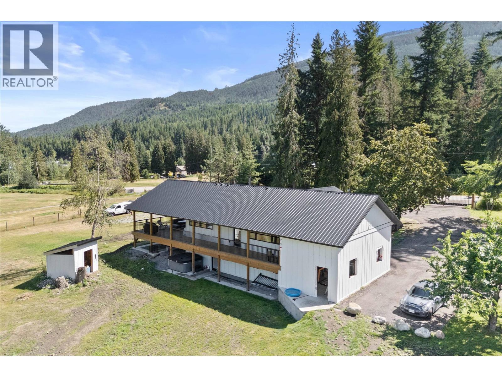 22 Parsons Road, Mara, BC - Outdoor With Deck Patio Veranda With View
