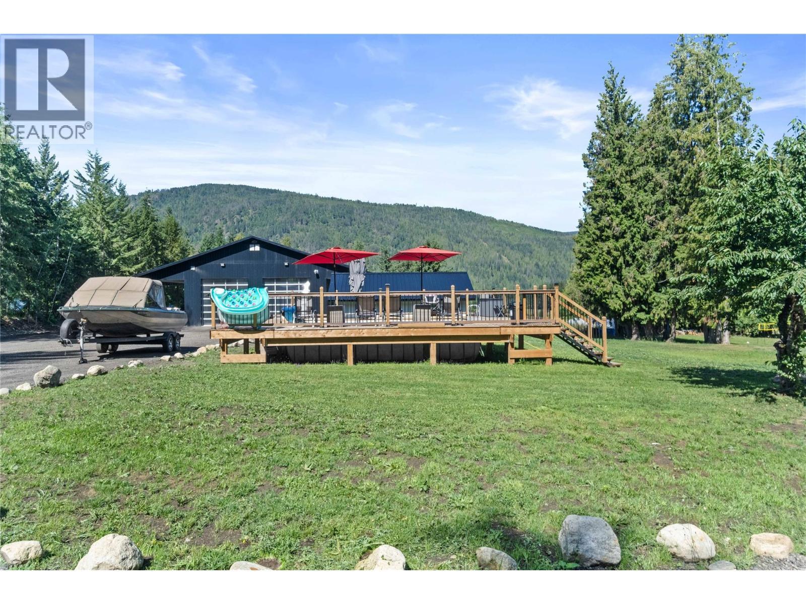 22 Parsons Road, Mara, BC - Outdoor With Deck Patio Veranda