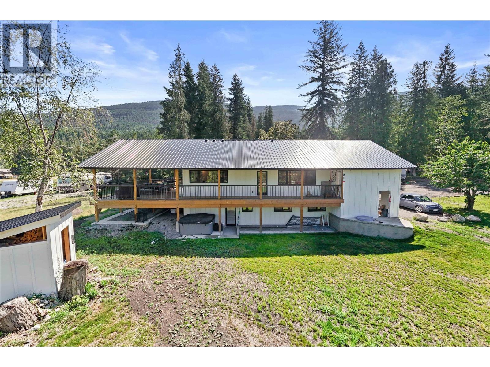 22 Parsons Road, Mara, BC - Outdoor With Deck Patio Veranda
