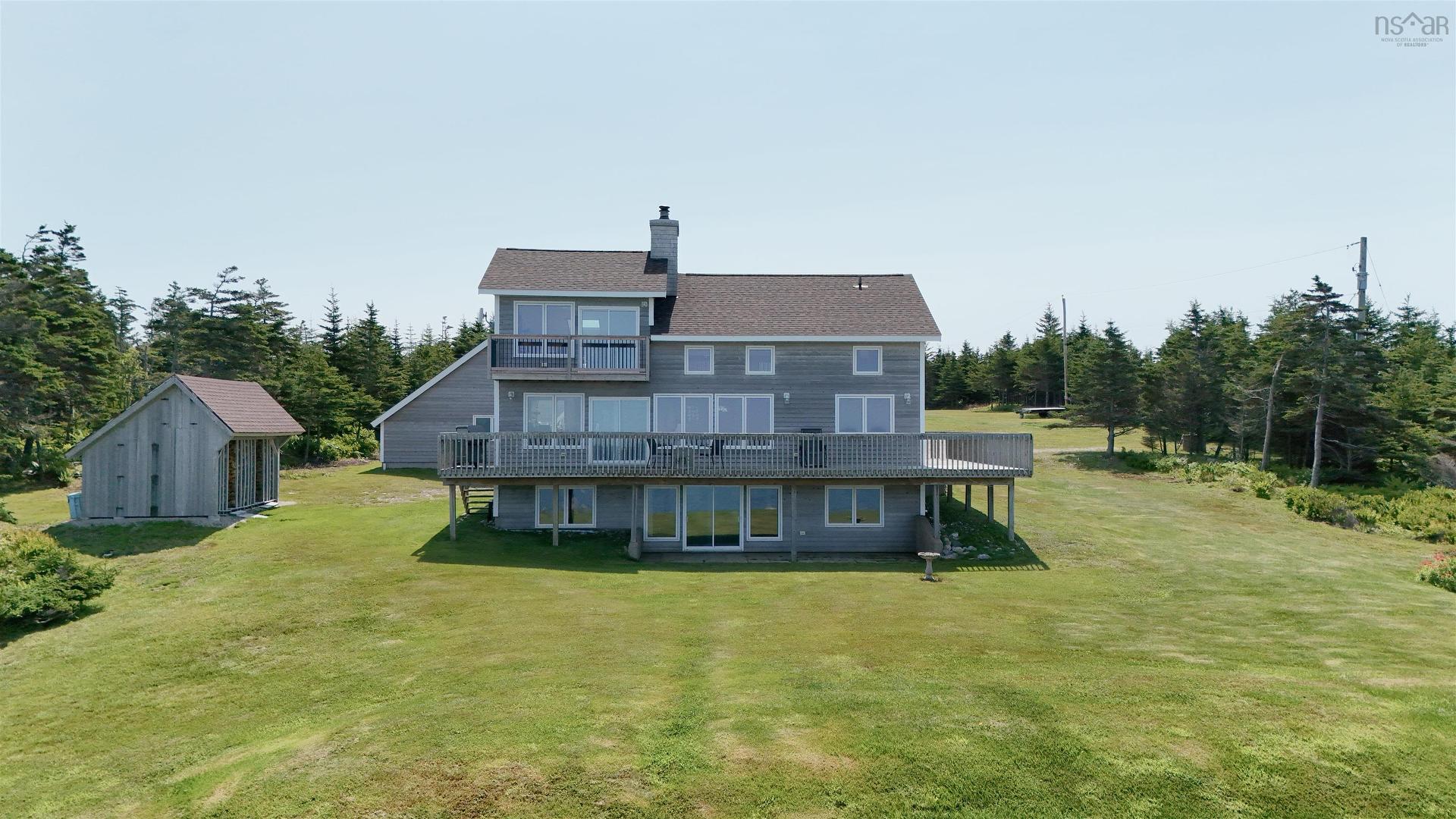 194 Thomas Road, Cape Forchu, NS - Outdoor With Balcony With Deck Patio Veranda