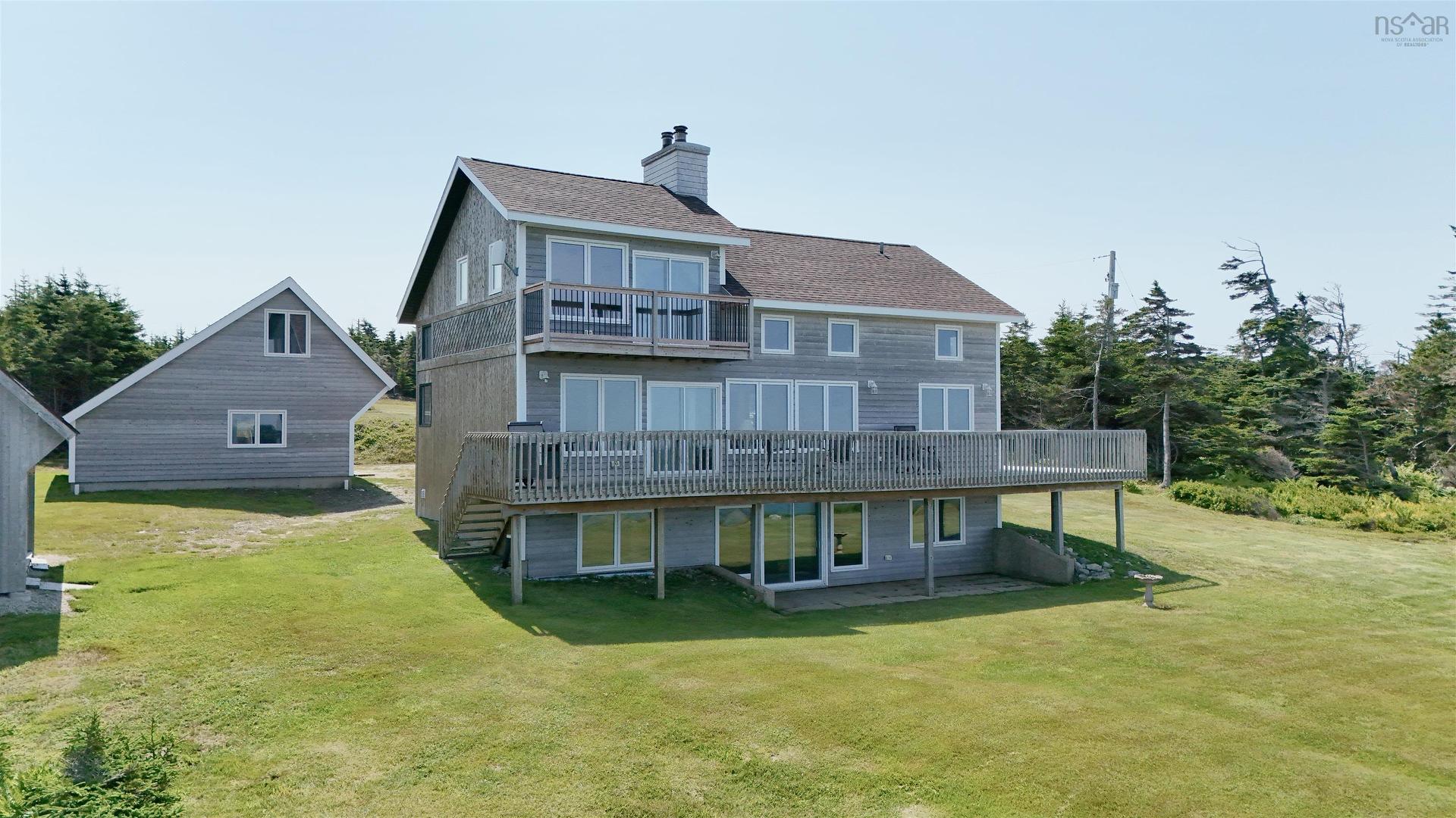 194 Thomas Road, Cape Forchu, NS - Outdoor With Balcony
