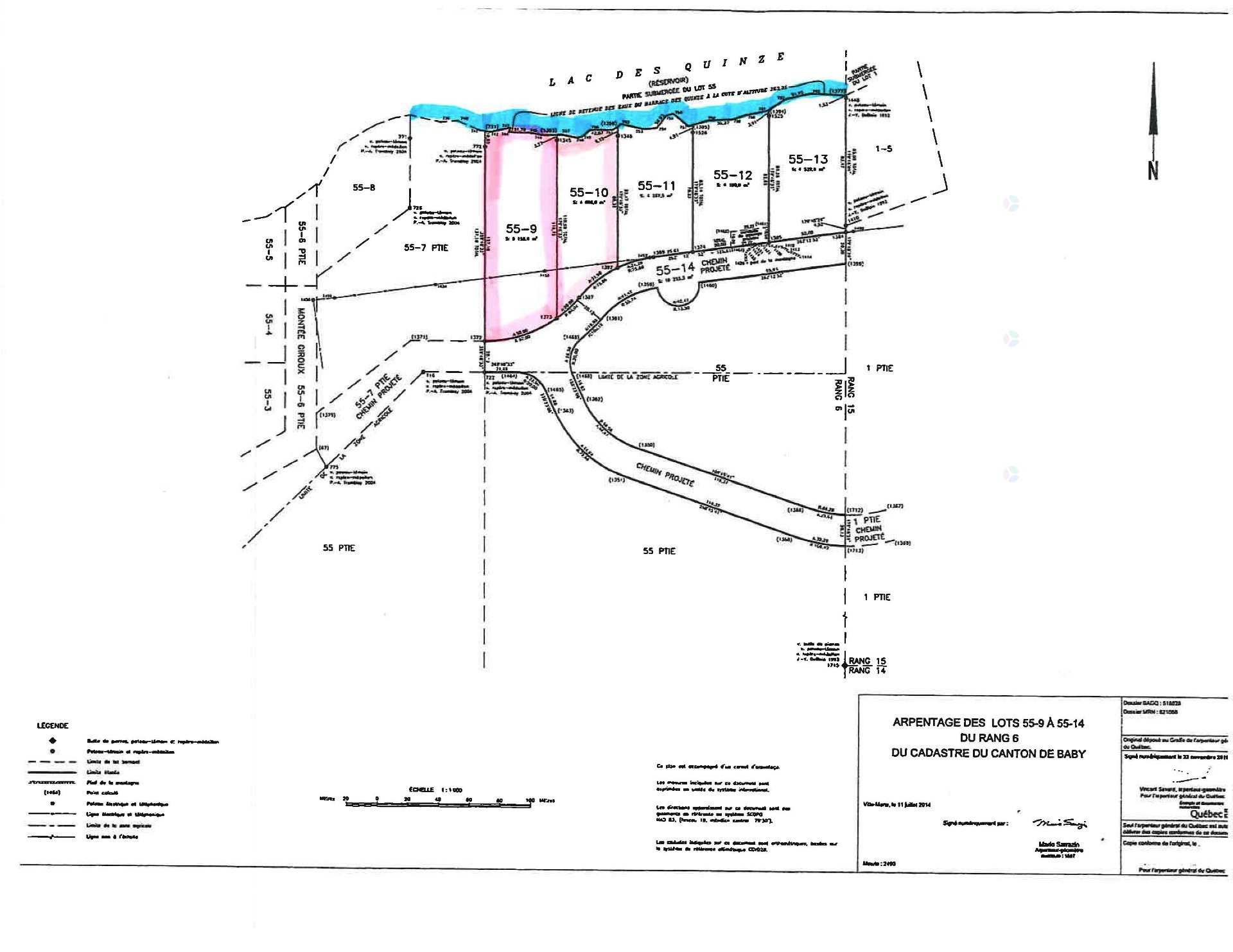 Lot - Ch. Du Pin-Rouge, Laverlochère-Angliers, QC
