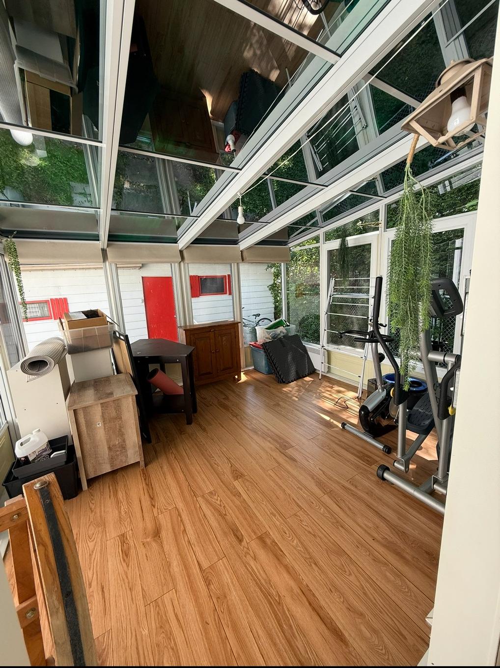 Veranda - 27 Tsse Debien, Laval (Auteuil), QC - Indoor Photo Showing Gym Room