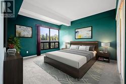 Secondary bedroom. Virtual Staged -