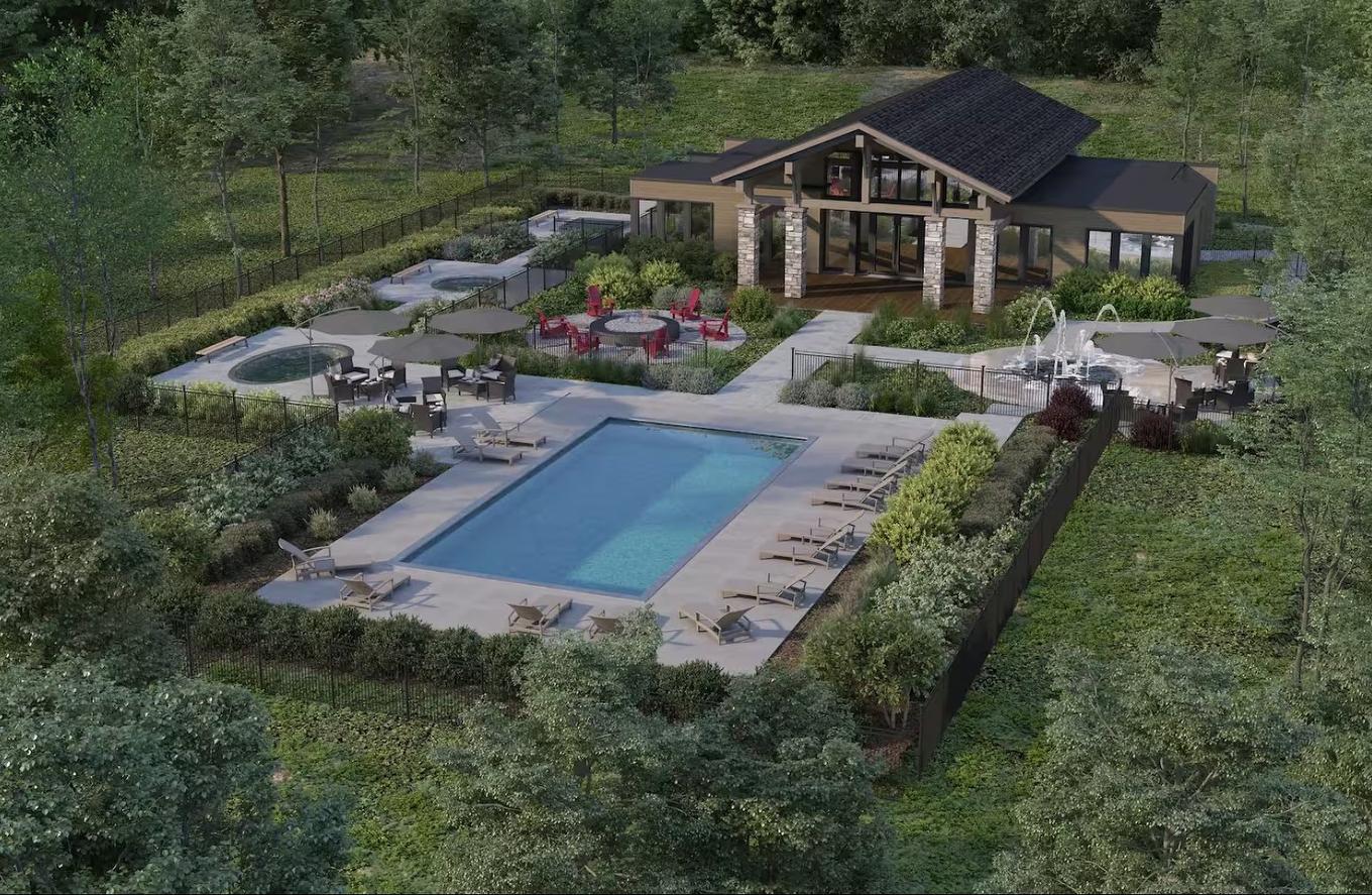 Vue d'ensemble - 104-2020 Allée Du Val-De-Bagnes, Mont-Tremblant, QC - Outdoor With In Ground Pool