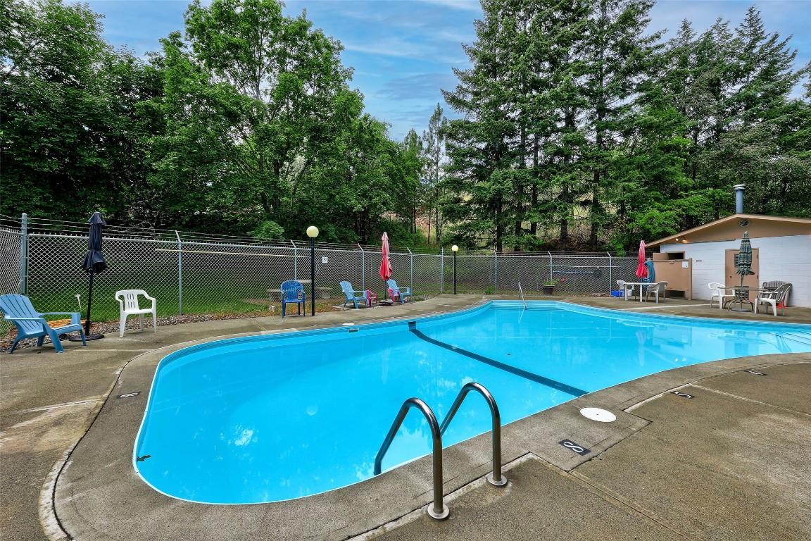 42-1469 Springhill Drive, Kamloops, BC - Outdoor With In Ground Pool With Backyard