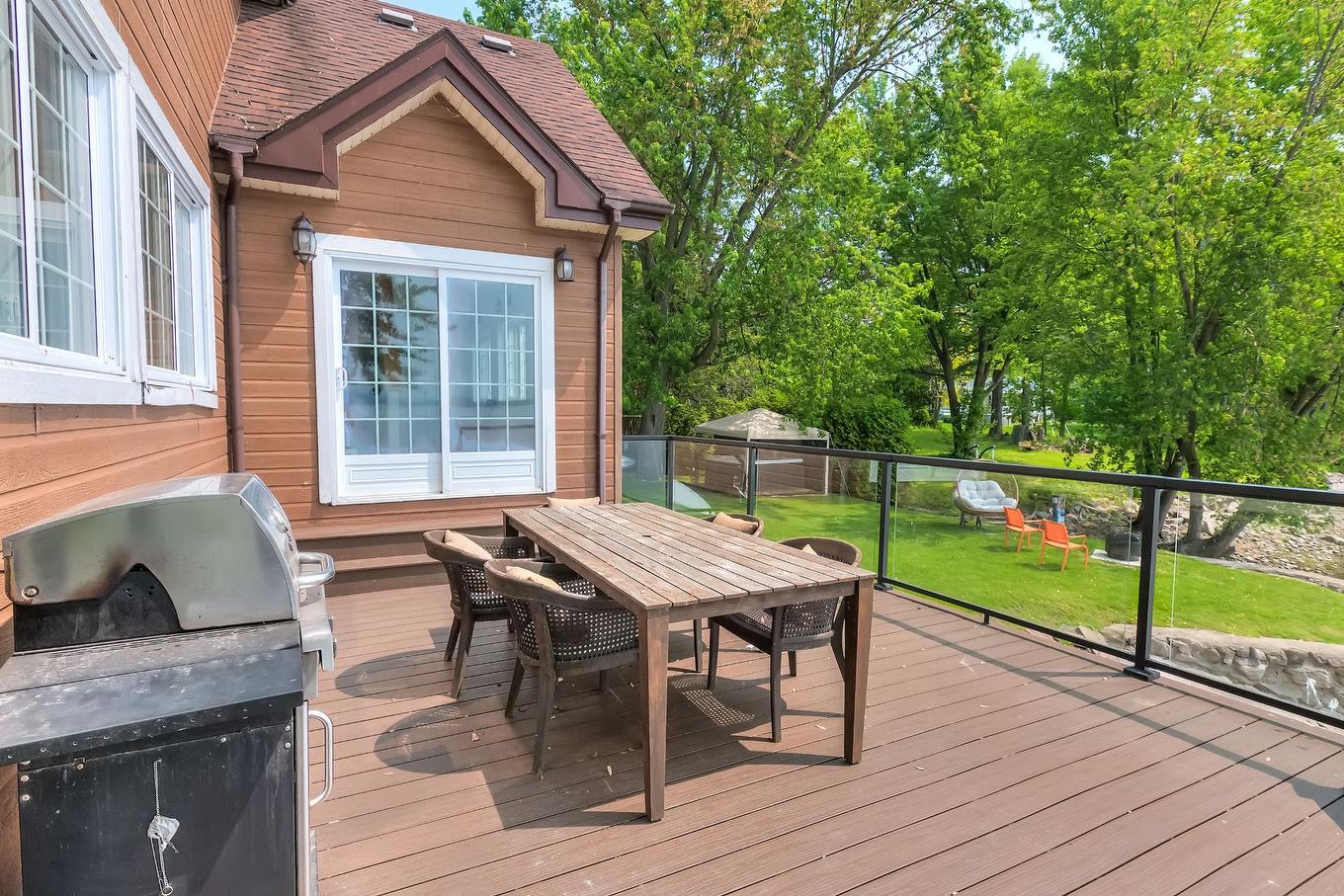 Balcony - 3695 Ch. Des Faisans, Saint-Placide, QC - Outdoor With Deck Patio Veranda With Exterior