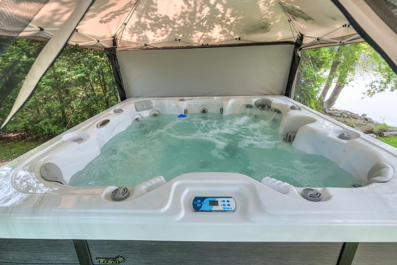 Hot tub - 3695 Ch. Des Faisans, Saint-Placide, QC -