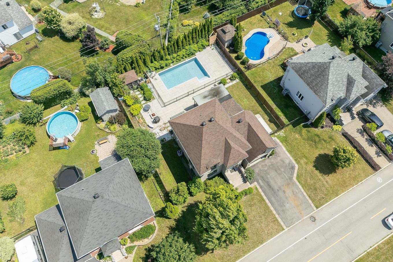 Aerial photo - 111 Rue Jean-Paul-Lemieux, Notre-Dame-De-L'Île-Perrot, QC - Outdoor With Above Ground Pool With View