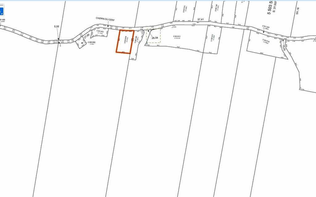 Drawing (sketch) - Ch. Du Cerf, Mont-Blanc, QC