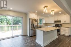 dining area with patio doors to deck -