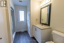 main floor bath with large shower -