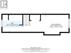 Upstairs floor floorplan -