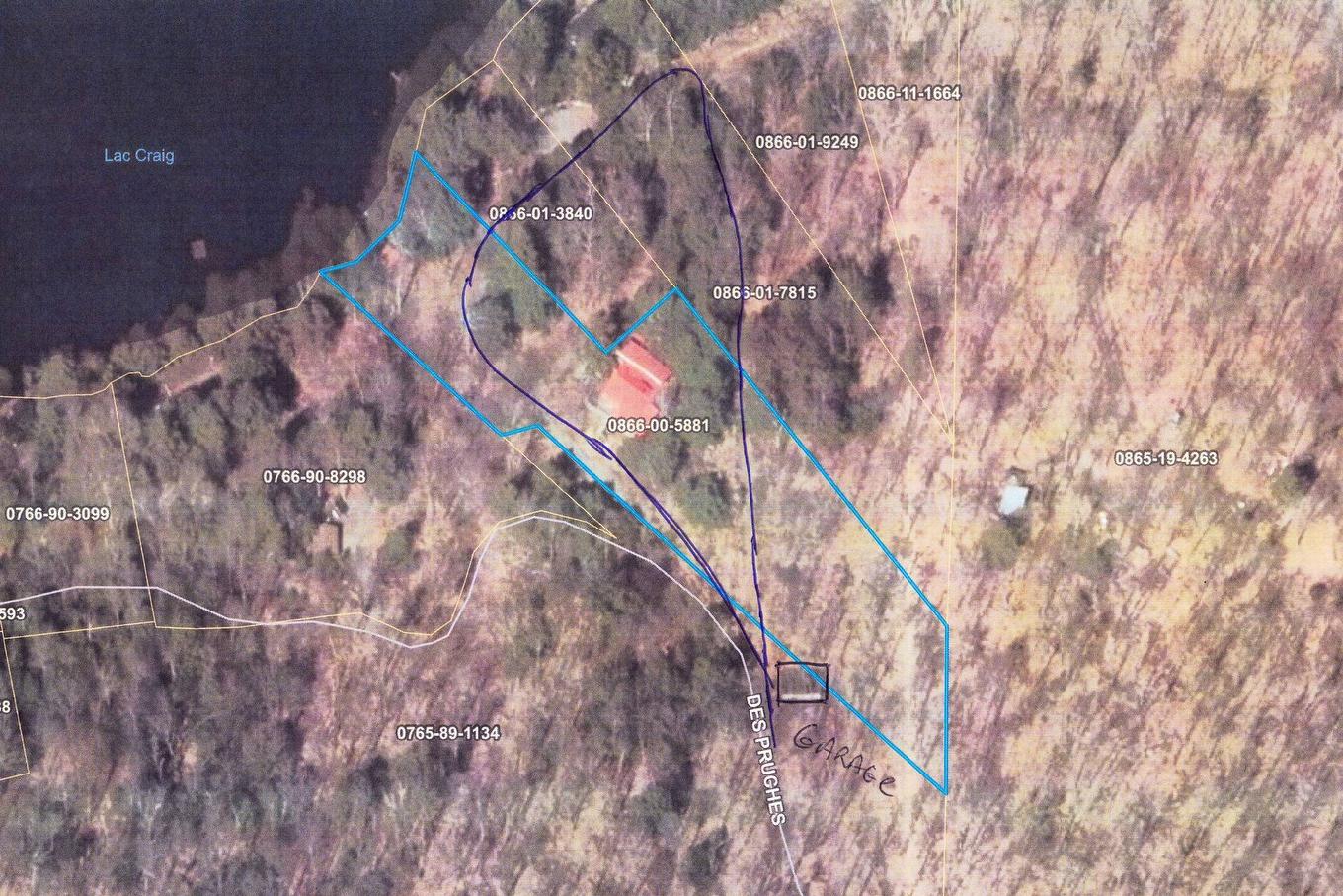 Drawing (sketch) - 19 Ch. Des Pruches, Grenville-Sur-La-Rouge, QC - With View