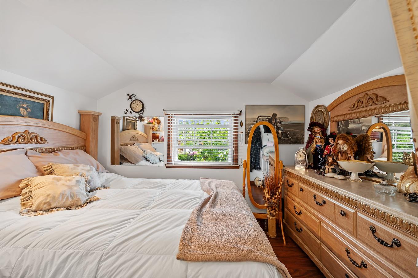 Chambre à coucher principale - 16 Ch. De La Vallée-Bleue, Val-David, QC - Indoor Photo Showing Bedroom