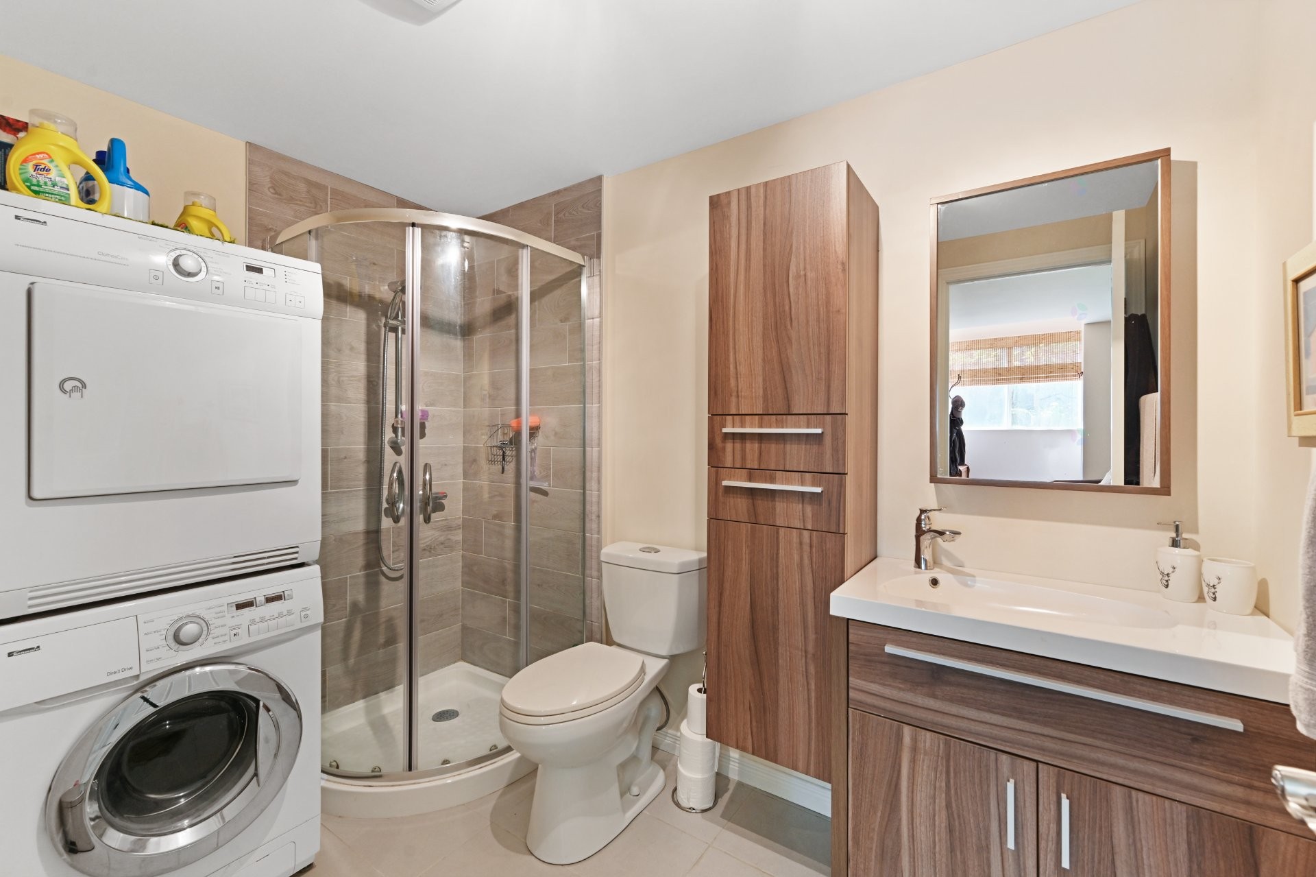 Bathroom - 134 - 134A Ch. Bernier, Sutton, QC - Indoor Photo Showing Laundry Room