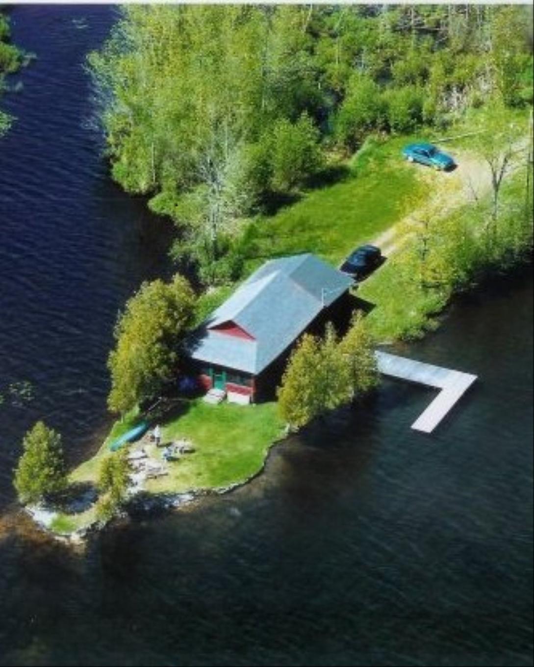 Photo aérienne - 25 Ch. St-Jacques, Messines, QC - Outdoor With Body Of Water