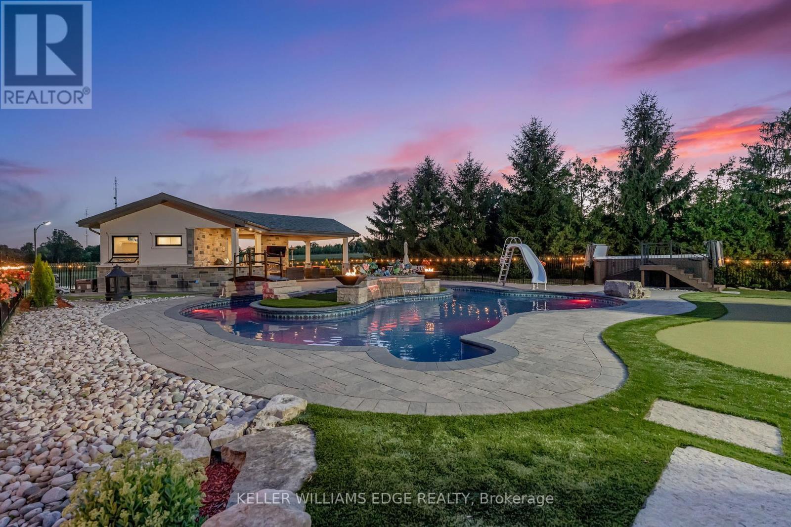 3122 Cedar Springs Road, Burlington, ON - Outdoor With In Ground Pool