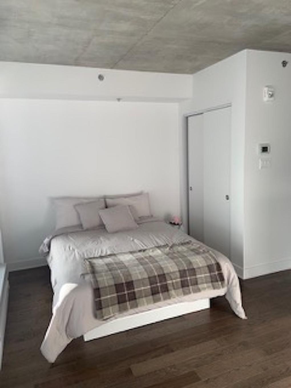 Chambre à coucher - 1559-101 Rue Peel, Montréal (Le Sud-Ouest), QC - Indoor Photo Showing Bedroom